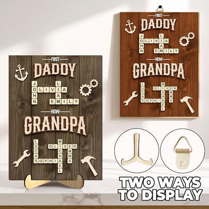 Personalized Family Scrabble Name Sign