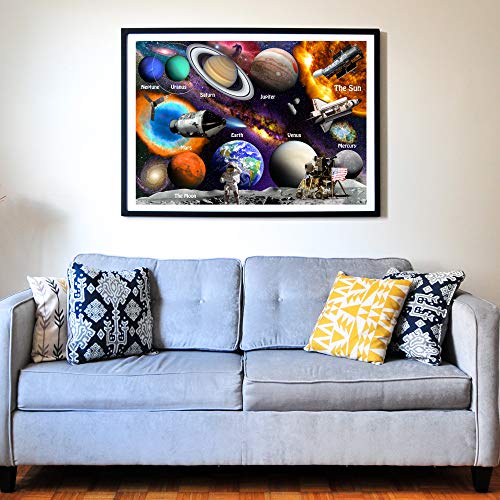 Solar System & Space Exploration 1000 Pieces Jigsaw Puzzle for 13+