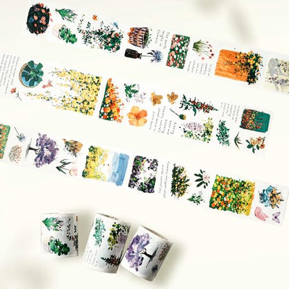 Spring Oasis Washi Tape Sticker Set (3 Count)