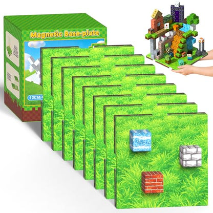8PCS Magnetic Blocks Base Plates for Kids