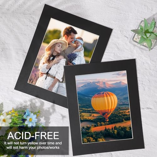 15 Pack 8x10 Picture Mats for 5x7 Photos (15 Count)