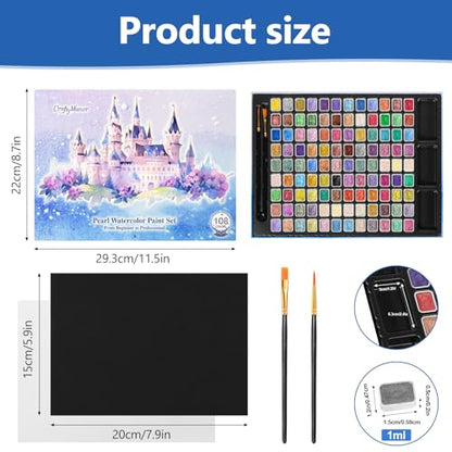 Mini Forestry Shifting Watercolor Painting Set (3.65 Ounce)