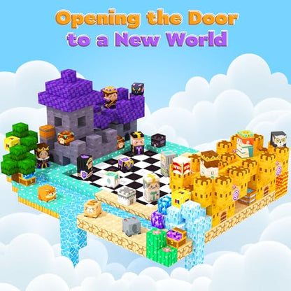 200PCS Magnetic Blocks Board Games Chess Set (200 Count)