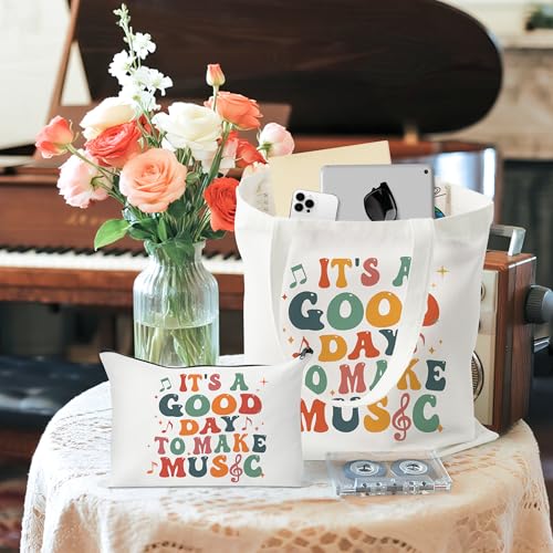 Colorful Music Canvas Bag