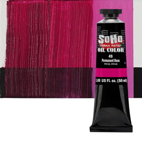 Oil Paint Permanent Rose