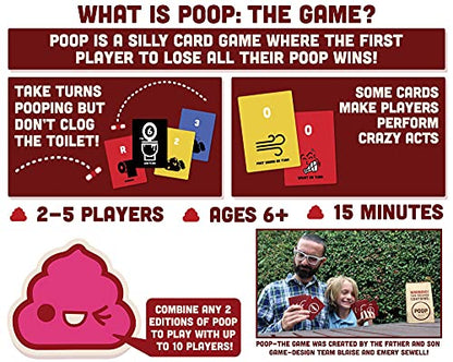 Poop The Game Family Card Game for 2