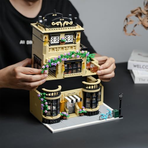Flowers City Coffee Shop Building Set for Adults