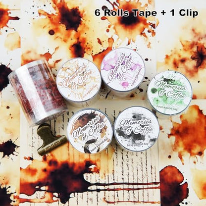 Memories of Coffee PET Tape Set (7 Count)