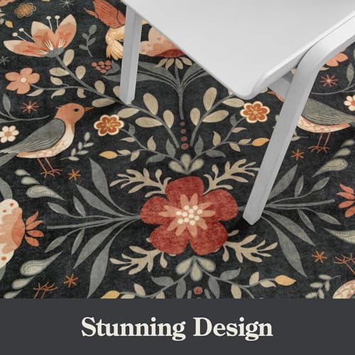 Washable 8x10 Area Rugs for Living Room Non Slip (80 Sq Ft)