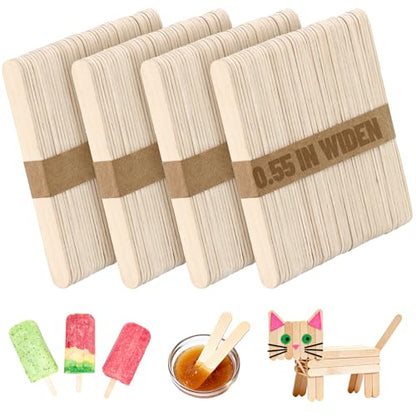 200PCS Popsicle Sticks for Craft (200 Count)