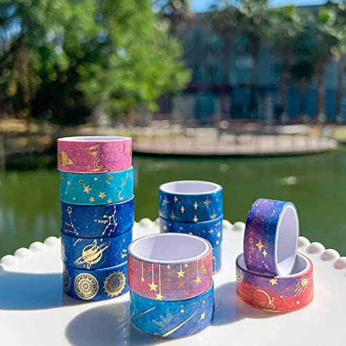 12 Rolls Galaxy Washi Tape Set (78.72 Foot)