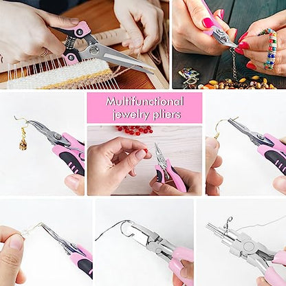 Jewelry Pliers Set Jeweler Making Tools for Adults (11 Count)