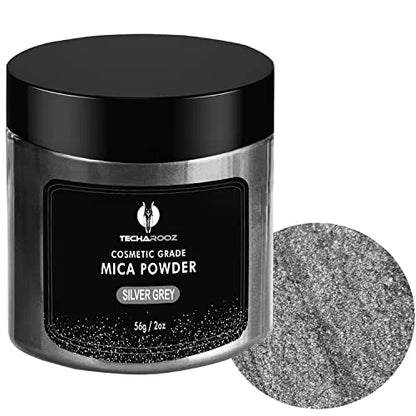 Silver Grey Mica Powder for Epoxy Resin 56g (2 Ounce)