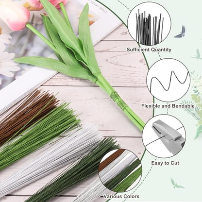 32 Inch 22 Gauge Floral Stem Wire