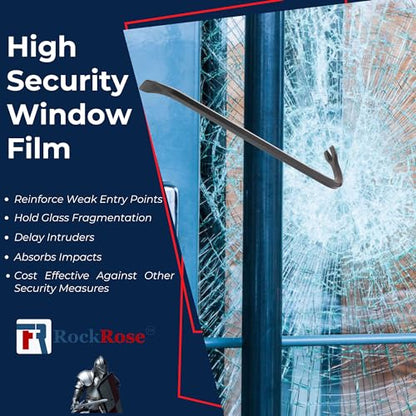Window Security Film 5% VLT 99% UV Tinted Film