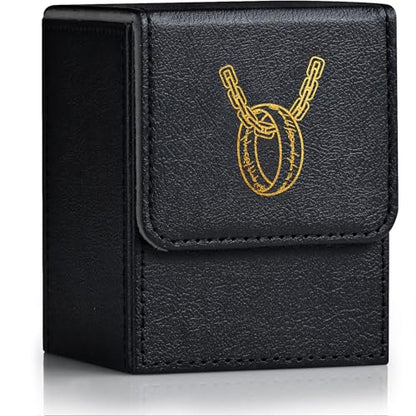 Card Deck Box for MTG with 2 Dividers Fits 100+ Single Sleeved