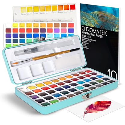Watercolor Paint Set (128 Count)