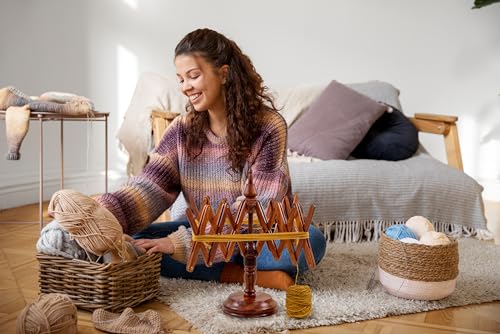s Yarn Swift Umbrella Table Top Yarn Winder