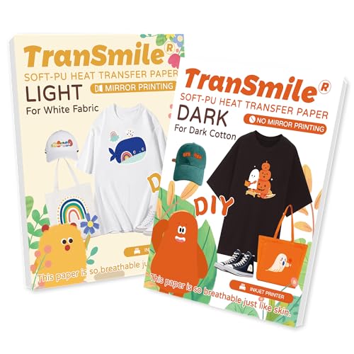 Heat Transfer Paper for White & Dark Fabrics (20 Count)