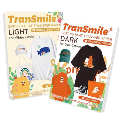 Heat Transfer Paper for White & Dark Fabrics (20 Count)