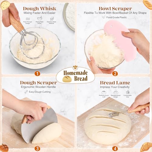 Sourdough Starter Kit Complete Set with Tools (31 Count)