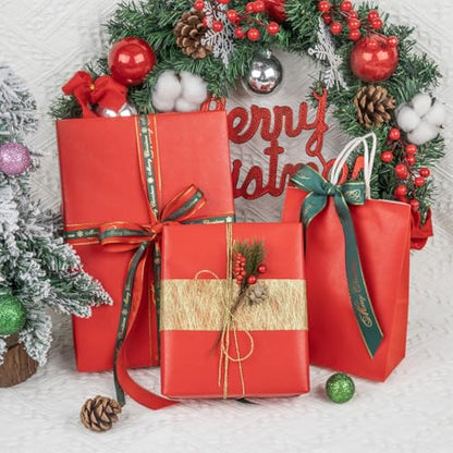Red Matte Wrapping Paper (46.28 Sq Ft)