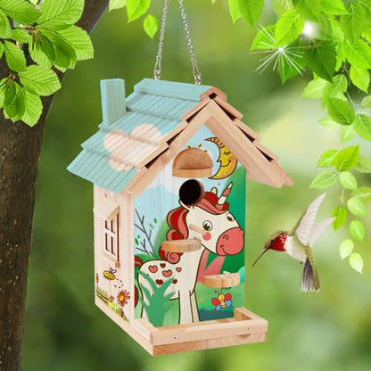 Wooden Birdhouse Kit for Adults to Build (4 Gram)