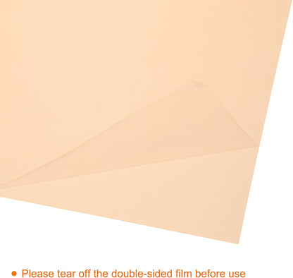 uxcell 4Pcs A4 Gel Light Lighting Filter Overlay Transparent Color Correction Plastic Vinyl PVC Sheets Photography Television Fluorescent Orange,0.2mm