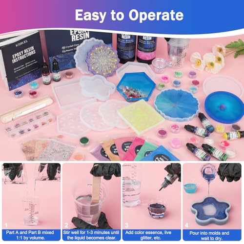 Epoxy Resin Kit for Beginners (32 Fl Oz)