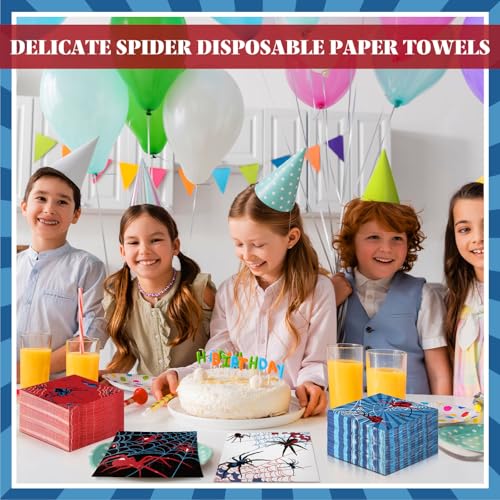 200 Pcs Spider Web Cocktail Napkins