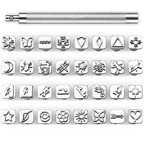 33 PCS Leather Stamping Tools (32 Count)