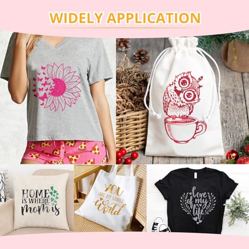Black Glitter Heat Transfer Vinyl