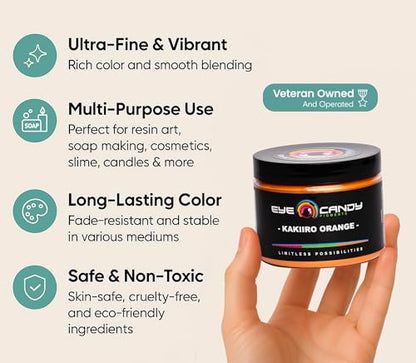 Pigments Premium Orange Mica Powder
