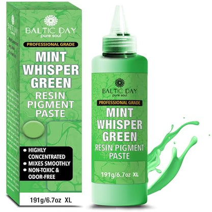 Mint Whisper Green Epoxy Resin Pigment Paste XL (10 Count)