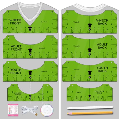 T Shirt Placement Guide for Cricut Heat Press and Vinyl Transfers