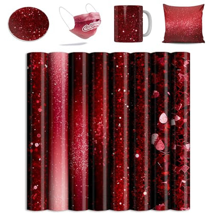Red Sublimation Transfer Sheets for Heat Press Machine