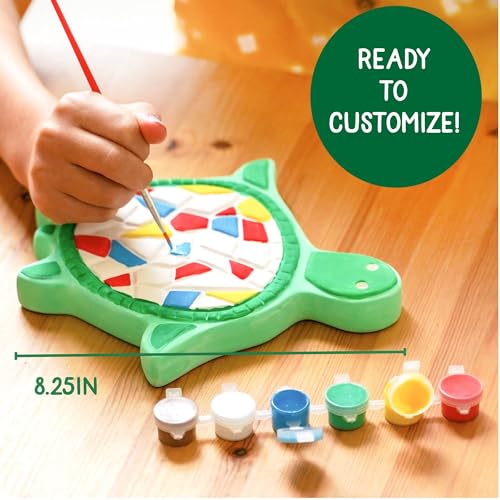 Mosaic Turtle DIY Stepping Stone Kit