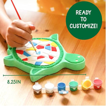 Mosaic Turtle DIY Stepping Stone Kit