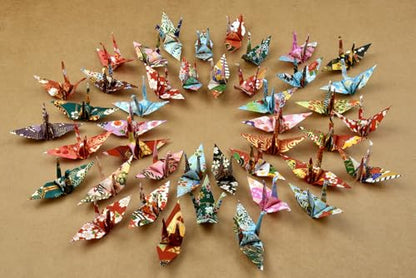 50 Origami Paper Yuzen Washi Paper Different Patterns Japanese Print 6x6 inches for Wedding Decor Japanese Designs (50 count)