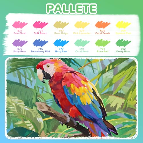 12 Macaron Acrylic Paint Markers (12 Count)