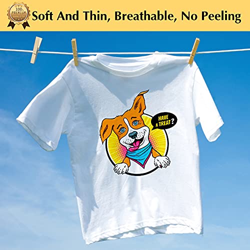 Iron on Heat Transfer Paper for Light Fabric (100 .)