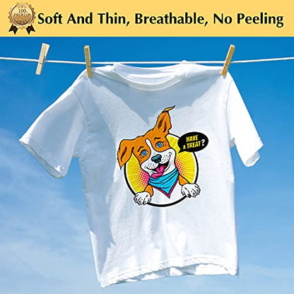 Iron on Heat Transfer Paper for Light Fabric (100 .)