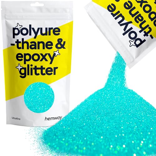 Resin Glitter Fluorescent Blue 100g Ultrafine (3.5 Ounce)