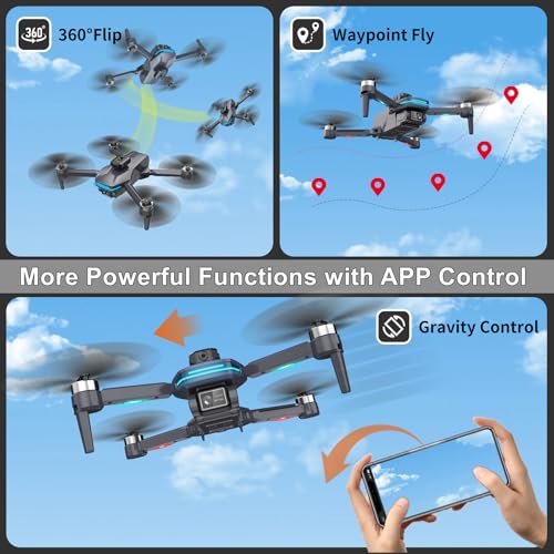Remote Control FPV Drone with 1080P Camera for Kids and Adults Beginners