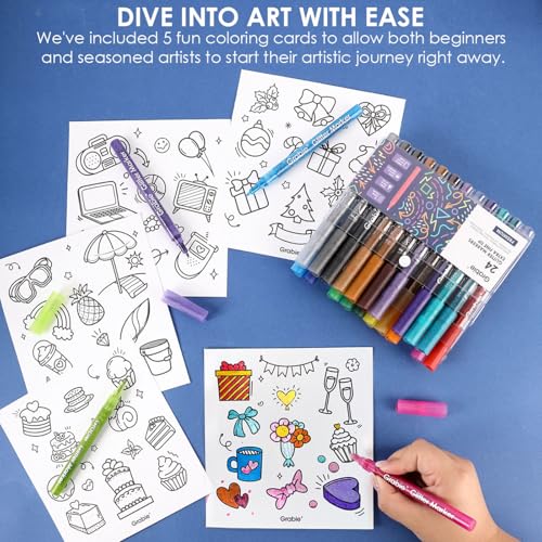 Glitter Acrylic Paint Markers