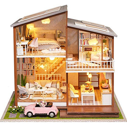 DIY Miniature House Kit for Adults