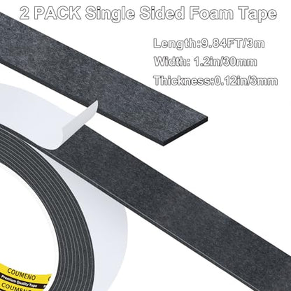 Black Foam Tape Weather Stripping Sealing Sponge