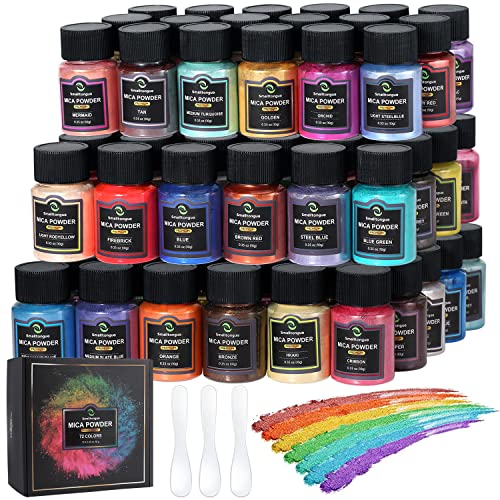 Mica Powder 72 Colors (720 grams)
