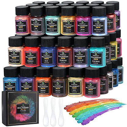 Mica Powder 72 Colors (720 grams)