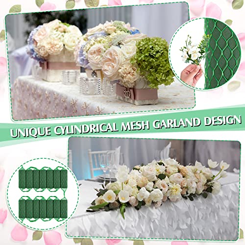 42 Pcs Floral Foam Garland 27.6ft Absorption Flower Holder Plant Foam Flower Green Sponge Foam for Wedding Arch Door Tabletop Decoration Arrangement Home Garden Craft (1155.2 Foot)